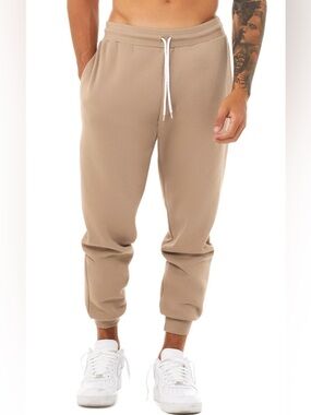 Super soft, Bella canvas, unisex, joggers, in Tan XS